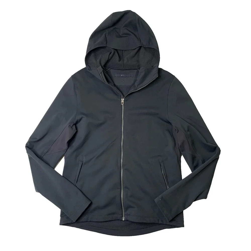 Lululemon Jacket Men L Large Gotham Gray Fleece Back Soft Shell Outdoor Training